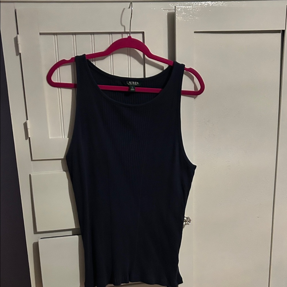 Ralph Lauren Women's blue Tank Top